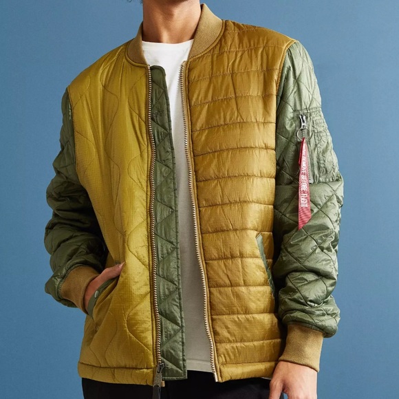 Alpha Industries Unisex Ally Bomber Jacket Size S - Picture 8 of 16